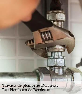 Travaux de plomberie