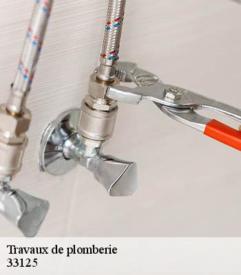 Travaux de plomberie