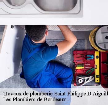 Travaux de plomberie