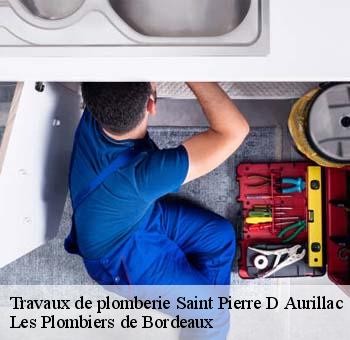 Travaux de plomberie