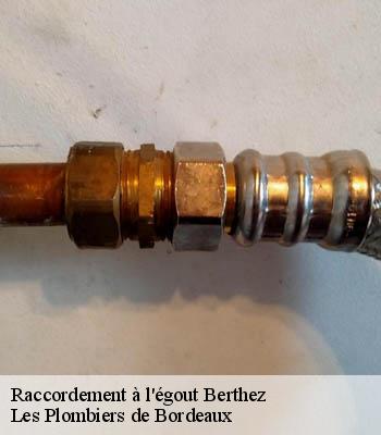 Raccordement à l'égout