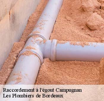 Raccordement à l'égout