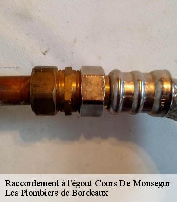 Raccordement à l'égout