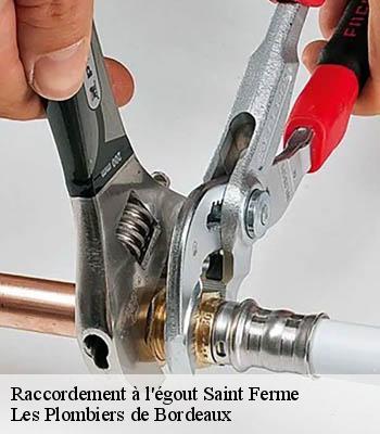 Raccordement à l'égout