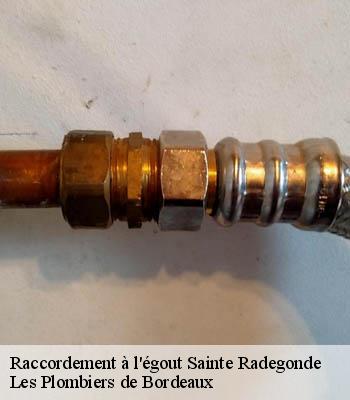 Raccordement à l'égout