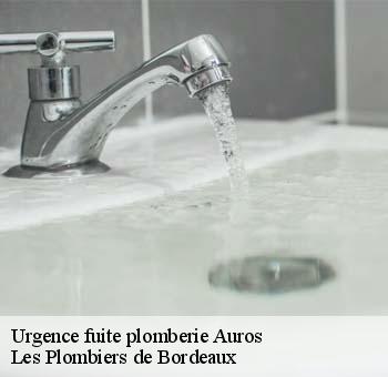 Urgence fuite plomberie