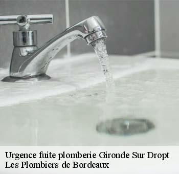 Urgence fuite plomberie