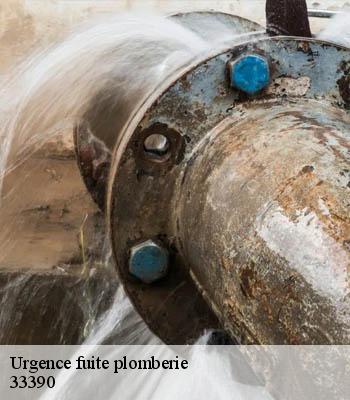 Urgence fuite plomberie