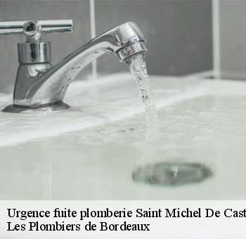 Urgence fuite plomberie